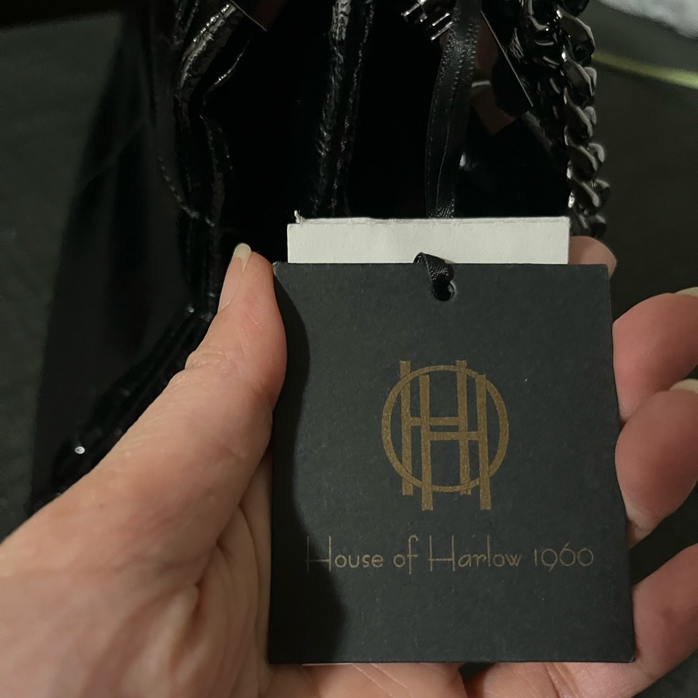 House of Harlow Patent Vegan Leather Bag - Picture 7 of 9